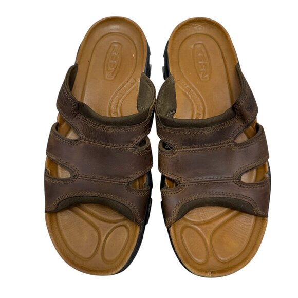 Keen Daytona II Nubuck Leather Slip On Men's Slide Slipper Sandal size 9.5 - Picture 2 of 8